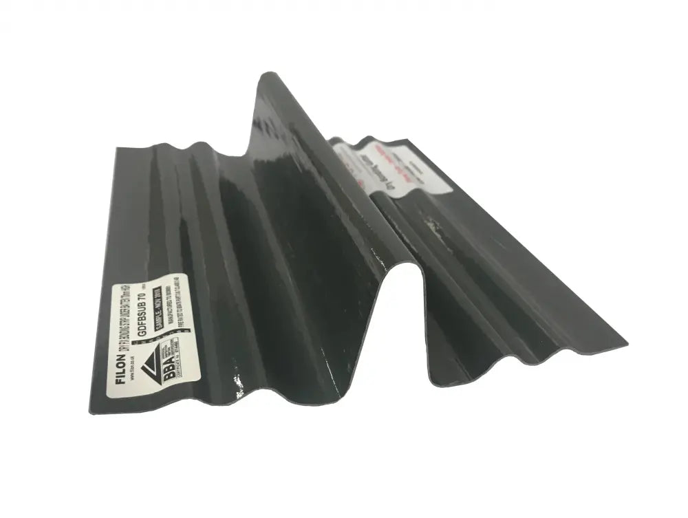 Alead grey dry bonding gutter close up