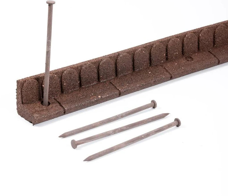 EcoWay Recycled Rubber Mower Edge Garden Border