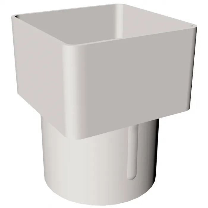 Freeflow 65mm Square to 68mm Round Down pipe Adapter
