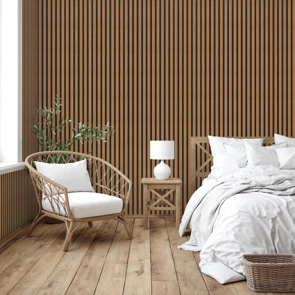 Natural oak fitted