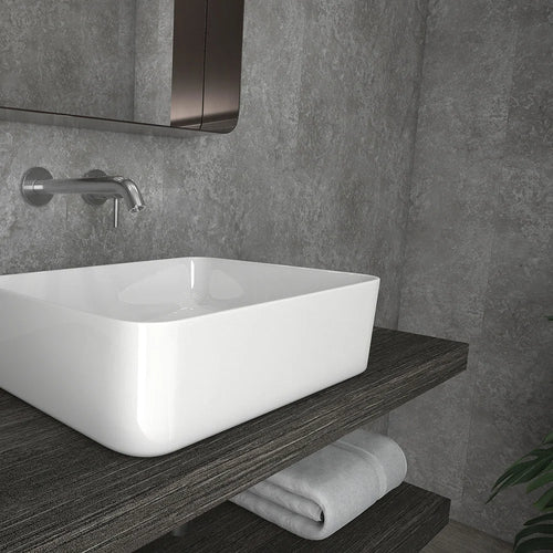 portland fitted panels in a bathroom