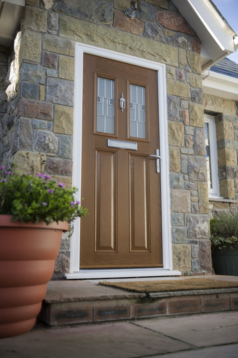 Traditional Composite Door in oak