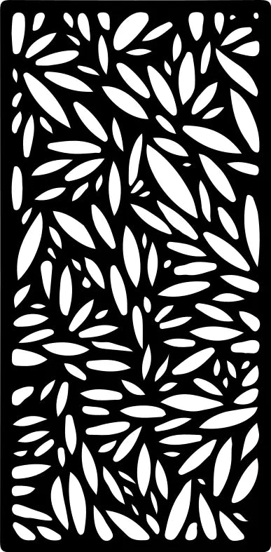 Trellis for composite fence boards, decorative top board, Botanical shape