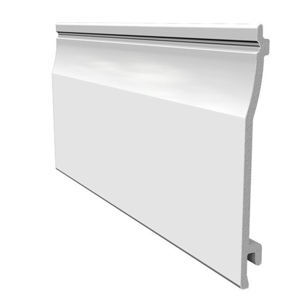White 150mm shiplap cladding