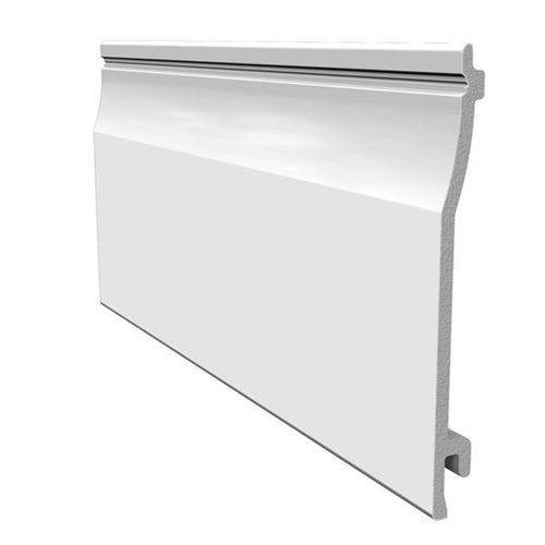 White 150mm shiplap cladding