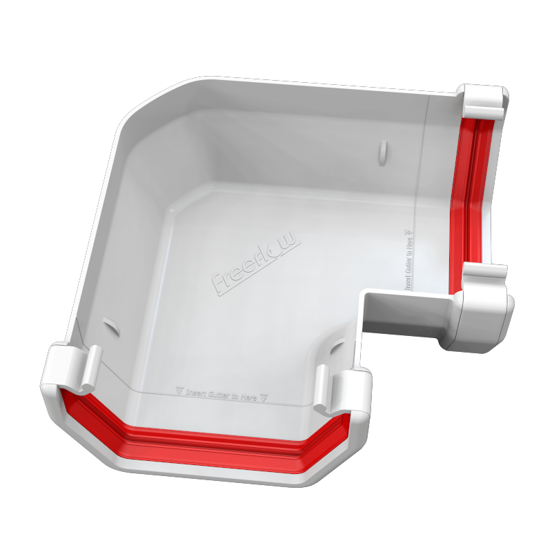 Freeflow Square Gutter External 90° Angle Corner