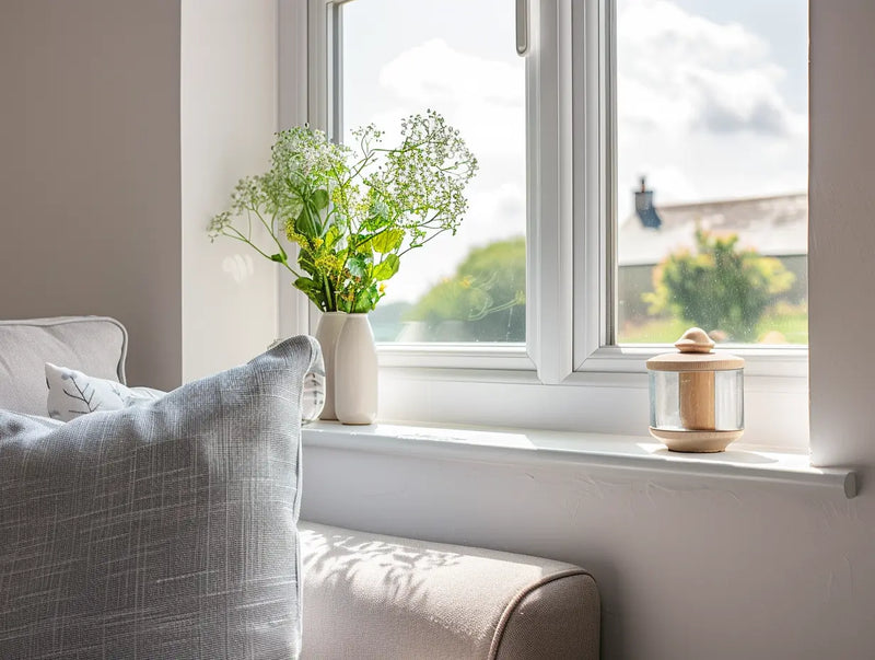 Window trim inside view