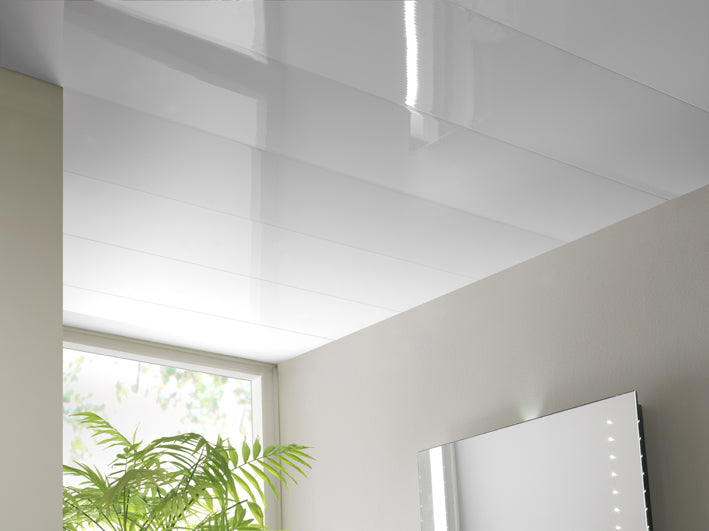 Gloss White Ceiling Cladding - 4m x 250mm x 5mm