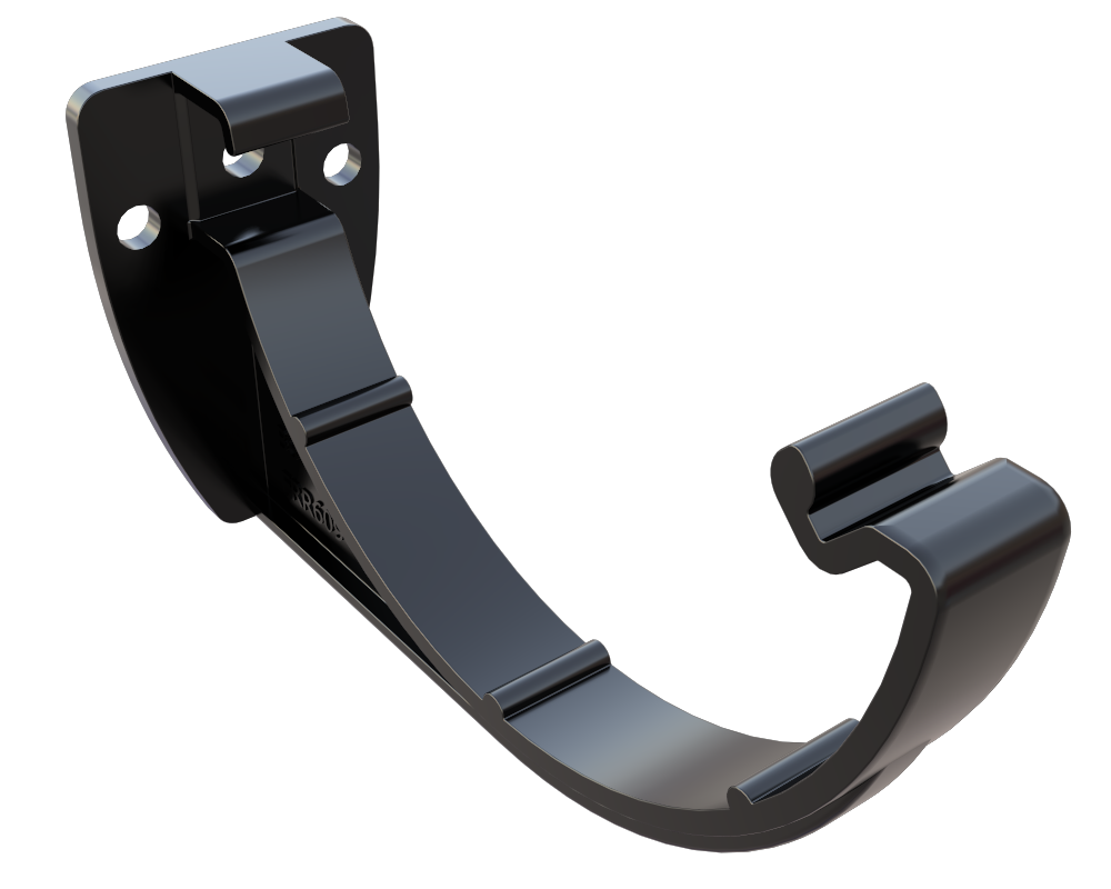 Freeflow Half Round Gutter Bracket Black Home Improvement Supplies Ltd