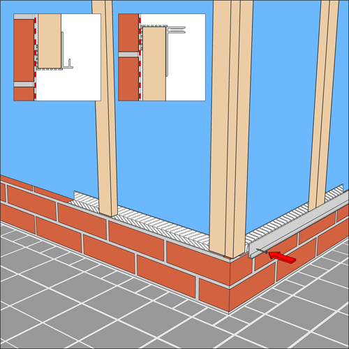 Fortex Cladding Starter Trim 3mtrs