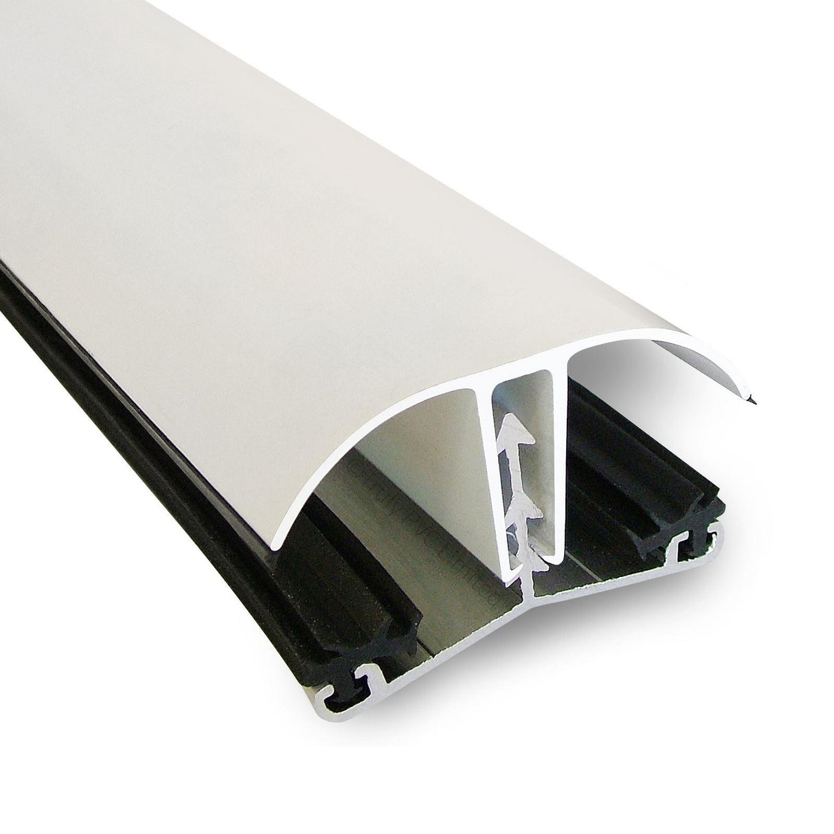 Polycarbonate Snap On Glazing Bar - 35mm - White (2m, 3m, 4m, 6m)