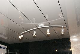 White And Chrome Thin Strip Ceiling Cladding 2.6m x 200mm x 10mm - Home Improvement Supplies Ltd