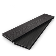 Composite Decking - Black - 3.6m x 145mm x 25mm