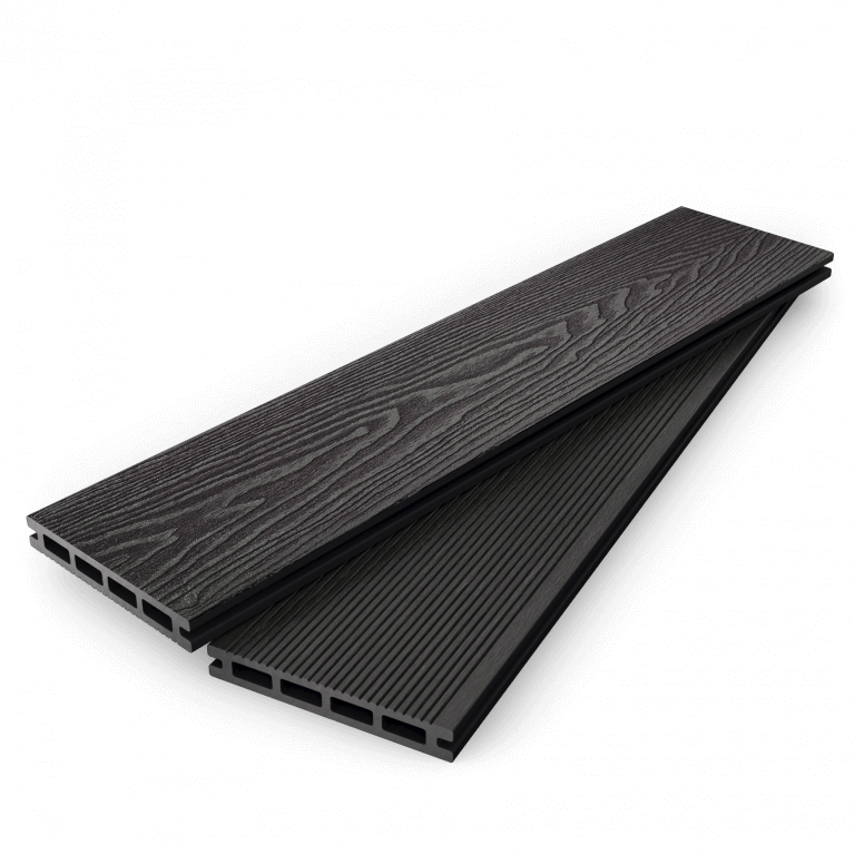Composite Decking - Black - 3.6m x 145mm x 25mm