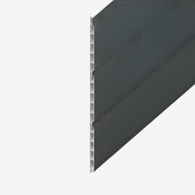 Anthracite Grey Hollow Soffit Board - 300mm x 5m x 9mm