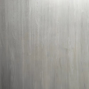 Ash grey interior wall panel, grey wood-effect finish