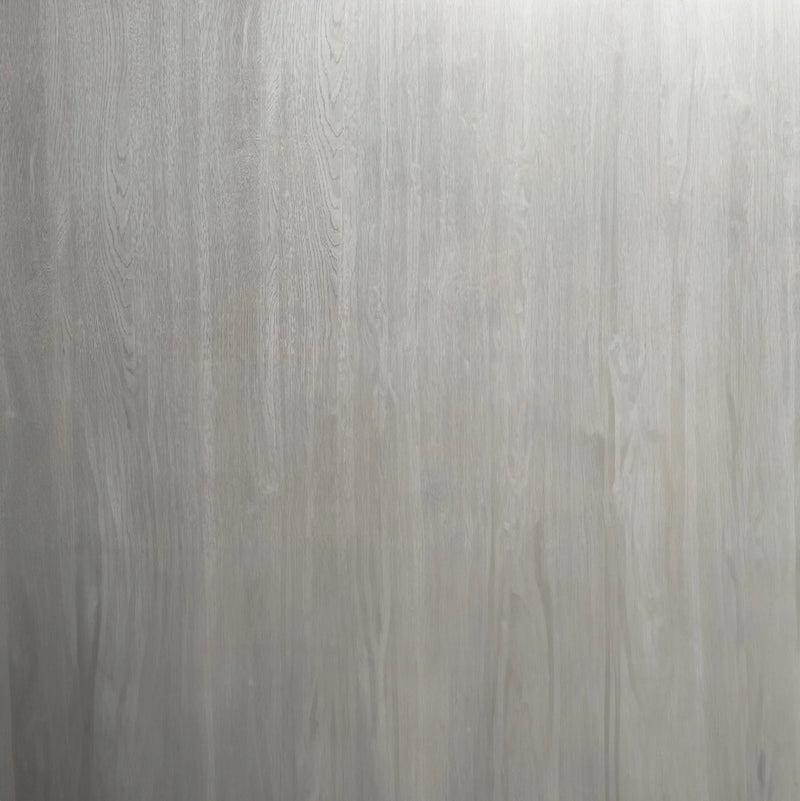 Ash grey interior wall panel, grey wood-effect finish