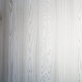 Ash white interior wall panel, white wood-effect finish