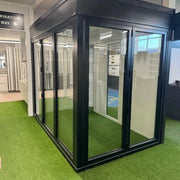 Corner Bifold Doors Black Aluminium Display Model - SALE!!