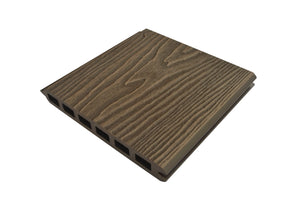 Chocolate composite fence board product image sample