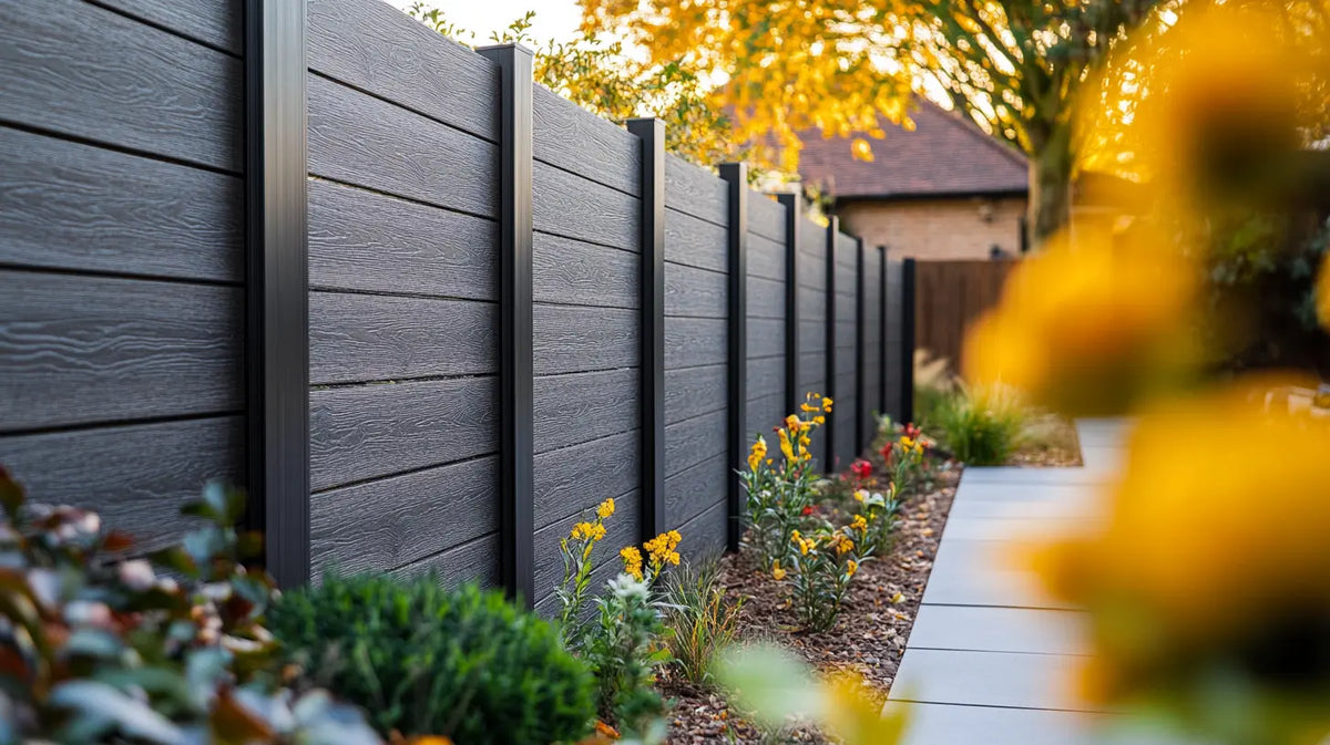 Composite fencing installation