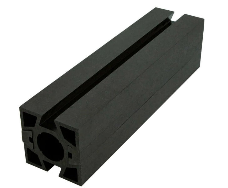 Black Composite Fence Post - 2.4m x 120mm x 120mm