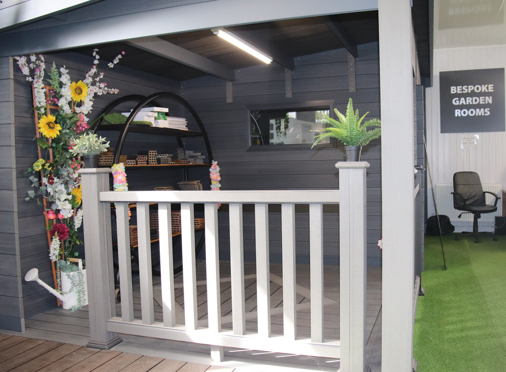 Composite garden room showroom