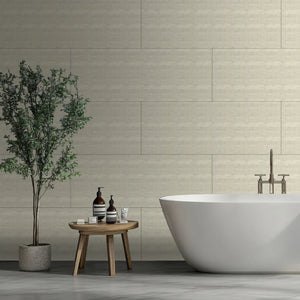 Concrete Biege Roomset in a modern  bathroom 