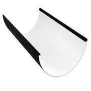 Freeflow Black 116mm Deep Flow Half Round Gutter - 4 Metre