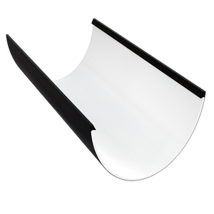 Freeflow Black 116mm Deep Flow Half Round Gutter - 4 Metre
