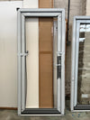 UPVC Single Door. Basalt Grey/White Open Inwards 989 x 2247 Glass or panel available