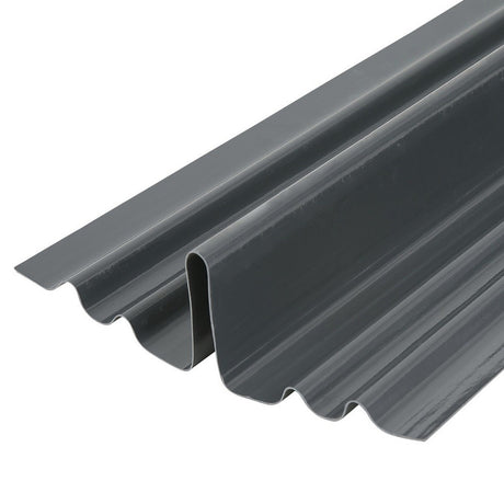 A close-up of a the lead grey dry bonding strip