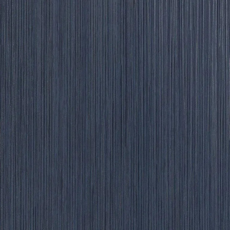 A close-up of a dark navy blue textured material with fine vertical ribbed lines.