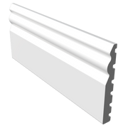 PVC Ogee White Skirting 125mm x 5000mm