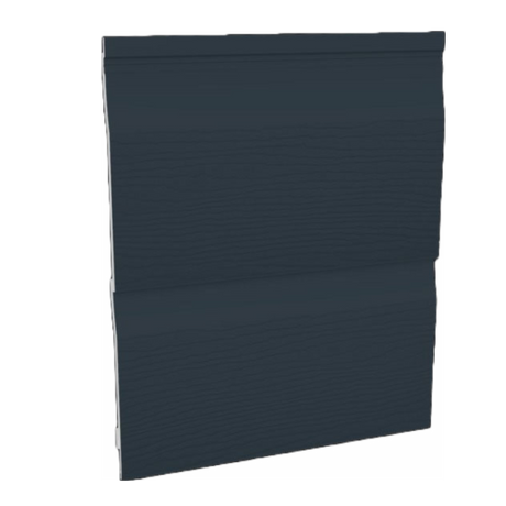 Fortex 333mm Double Shiplap Cladding Anthracite Grey 5m