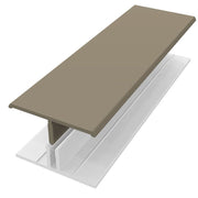 2 Part Joint Trim H Section 3m Fortex in Argyl Brown