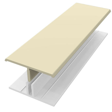 2 Part Joint Trim H Section 3m Fortex in Pale Gold