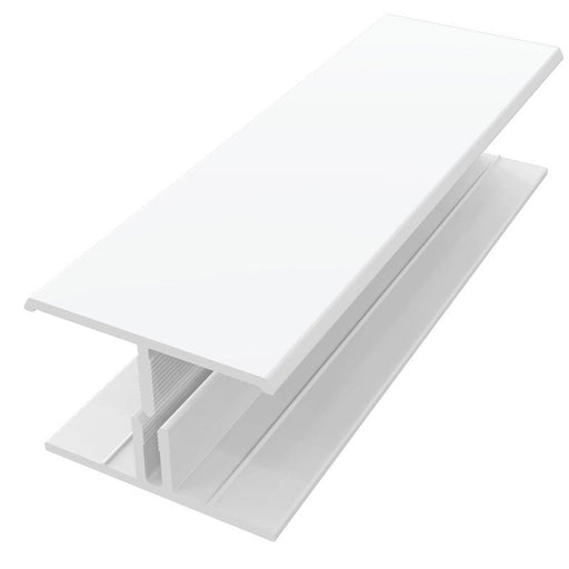 2 Part Joint Trim H Section 3m Fortex in White