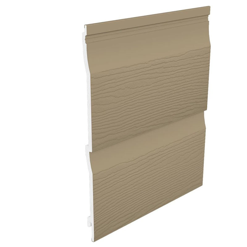 Fortex Double Shiplap Cladding in Argyl Brown