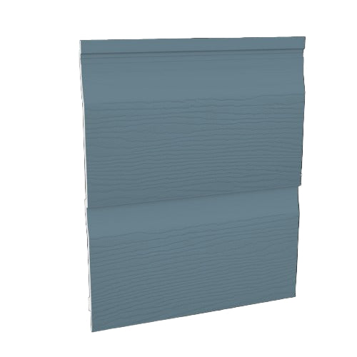 Fortex Double Shiplap Cladding in Colonial Blue