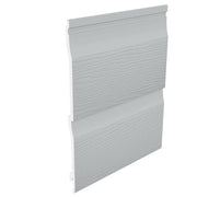 Fortex Double Shiplap Cladding in Misty Grey