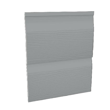 Fortex Double Shiplap Cladding in Storm Grey
