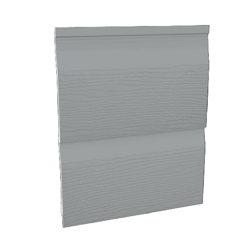 Fortex Double Shiplap Cladding in Storm Grey