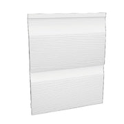 Fortex Double Shiplap Cladding in White