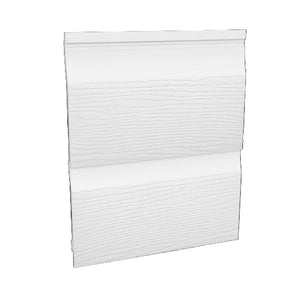Fortex Double Shiplap Cladding in White