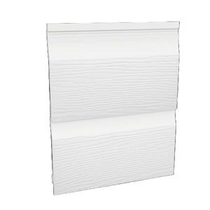 Fortex Double Shiplap Cladding in White