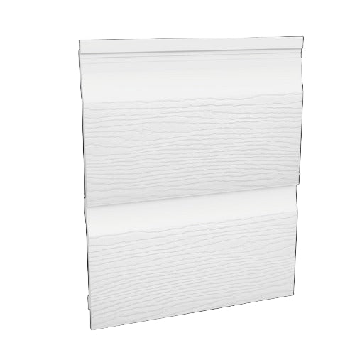 Fortex Double Shiplap Cladding in White