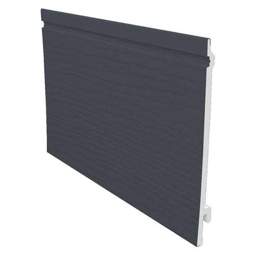 Fortex cladding board in slate grey with woodgrain finish