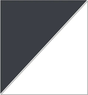 Anthracite Grey on White
