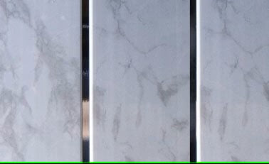 Clearance!! Pack 10: Grey Marble And Double Chrome Strip - 2.7mtrs x 250mm x 8mm (Pack Of 6)